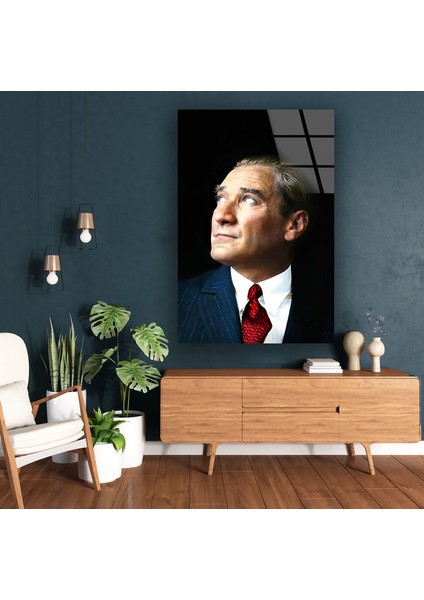 Atatürk Temperli Cam Duvar Tablosu fırsatları