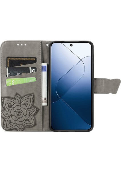 Xiaomi 14 Kelebek Kanatları Flip Darbeye Dayanıklı Deri Telefon Kılıfı (Yurt Dışından) fırsatları
