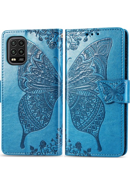 Xiaomi 10 Lite 5g Kelebek Kanatları Flip Darbeye Dayanıklı Deri Telefon Kılıfı (Yurt Dışından)