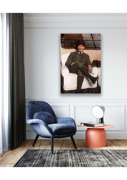 Atatürk Temperli Cam Duvar Tablosu fırsatları
