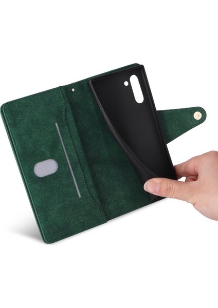 Galaxy Not 10 Için Kılıf Kart Tutucu Fermuar Cüzdan Kapak ile El (Yurt Dışından) indirimleri