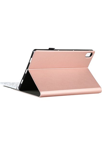AM12 Bluetooth Klavye Koruyucu Deri Kılıf Rose Gold (Yurt Dışından) fırsatları
