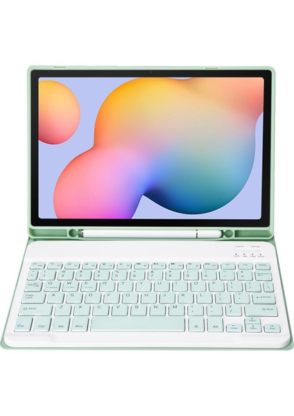 Klavye + Samsung Galaxy Tab S6 Lite Açık Yeşil Için (Yurt Dışından)