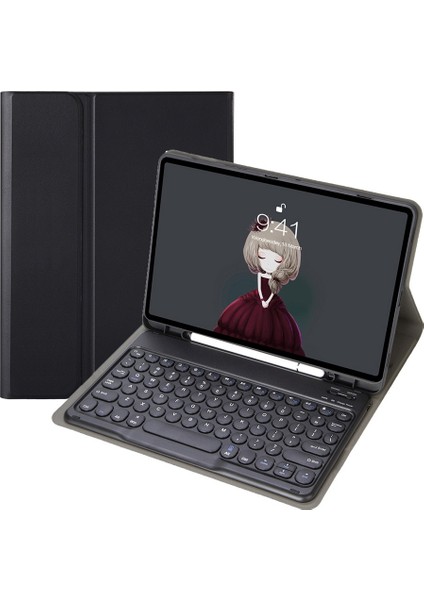 Klavye + Kılıf Samsung Galaxy Tab A8 10.5 2021 SM-X200 / SM-X205 Siyah (Yurt Dışından)