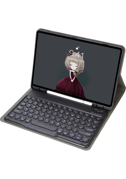Klavye + Kılıf Samsung Galaxy Tab A8 10.5 2021 SM-X200 / SM-X205 Siyah (Yurt Dışından)