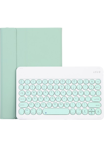 Lenovo Pad Için Klavye Kılıfı Plus 11 Inç TB-J607F / Sekme P11 11 Inç TB-J606F / Pad 11 Inç Açık Yeşil (Yurt Dışından)