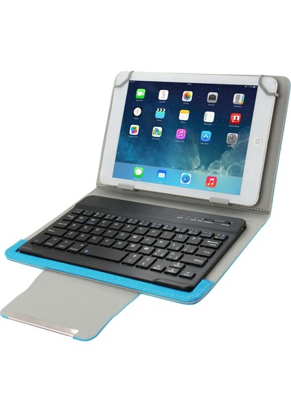 HSD-PT7012 Bluetooth Klavye Pu Kılıfı 10.1 Inç Tablet Pc Mavisi (Yurt Dışından)