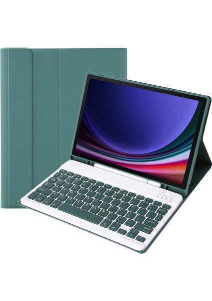 Samsung Galaxy Tab S9 (A710B) Için Bluetooth Klavye Deri Kılıf (Yurt Dışından)