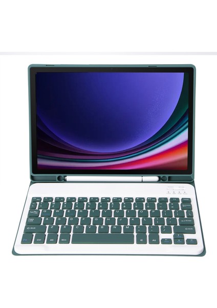 Samsung Galaxy Tab S9 (A710B) Için Bluetooth Klavye Deri Kılıf (Yurt Dışından)