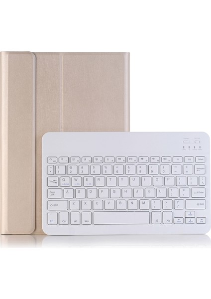Klavye + Samsung Galaxy Tab S8 11 Inç SM-X700 / SM-X706 Altın (Yurt Dışından)