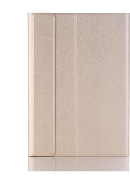 Huawei Mediapad M5 10.8 Inç Altın Için Bluetooth Klavye Deri Kılıf (Yurt Dışından)