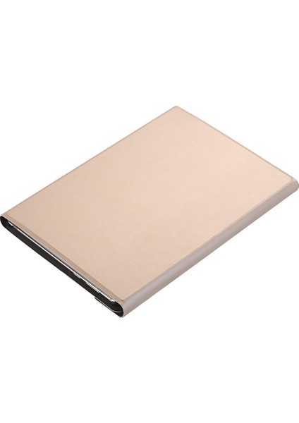 Huawei Mediapad M5 10.8 Inç Altın Için Bluetooth Klavye Deri Kılıf (Yurt Dışından)