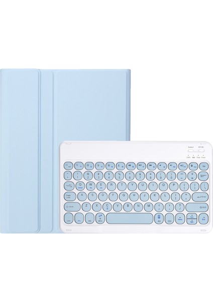 Bluetooth Klavye Deri Çantası YA710B Buz Mavisi (Yurt Dışından)
