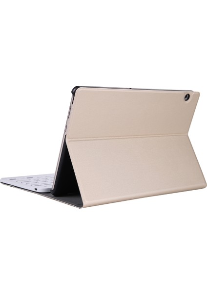 Huawei M5 Gold Için Bluetooth Klavye Pu Kılıfı (Yurt Dışından) modelleri