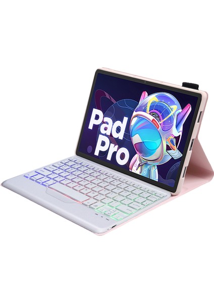 Lenovo Xiaoxin Pad Için Ultra-Ince Arka Işık Bluetooth Klavye 2022 10.6 Inç Pembem (Yurt Dışından)