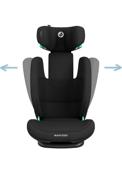 Rodifix S I-Size ADAC'lı Isofix'li 15-36 kg Çocuk Oto Koltuğu Basic Black