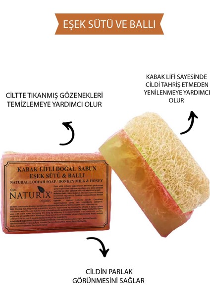 Kabak Lifli Eşek Sütü & Ballı Sabun 130 Gr fiyatları