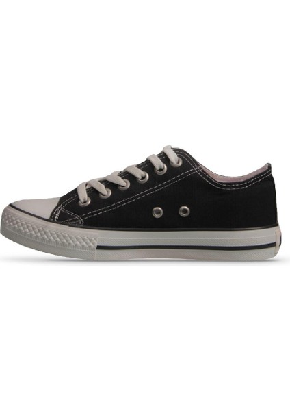 Clearmotion Canvas Pro Kadın Bağcıklı Siyah-Beyaz Sneaker