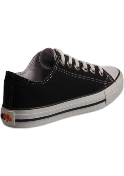 Clearmotion Canvas Pro Kadın Bağcıklı Siyah-Beyaz Sneaker