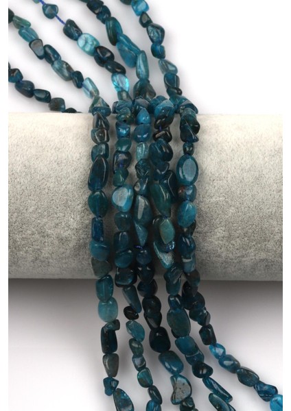 Apatit Doğal Taş Dizi 6 x 7 mm Mercimek Kesim