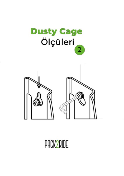 Dusty Cage Bisiklet Çanta, Suluk, Matara Kafesi