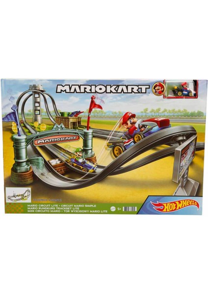 Mario Kart Çılgın Dönüş Parkuru Yarış Seti; 5 yaş ve üzeri; GHK15