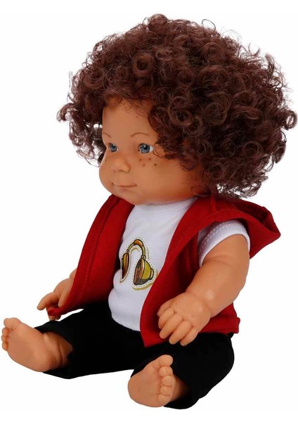 Dollz'n More Curly Bebek 35 cm - Kulaklık Tişörtlü