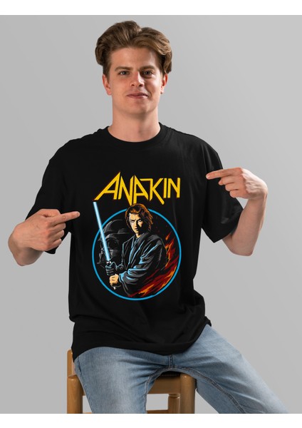 Anakin Skywalker' Temalı Oversize Unisex T-Shirt.