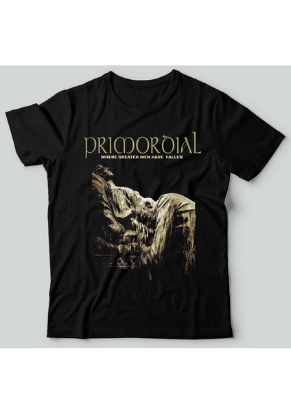 Primordial' Temalı Oversize Unisex T-Shirt.