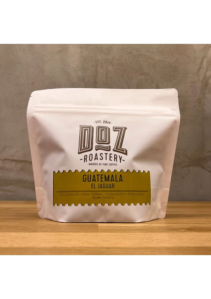 Doz Roastery Guatemala El Jaguar Nitelikli Kahve