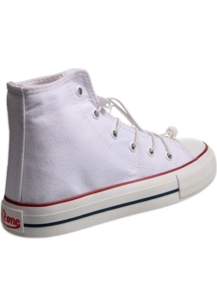 Smartstep Çocuk Akıllı Ayarlanabilir Bağcıklı Beyaz Sneaker