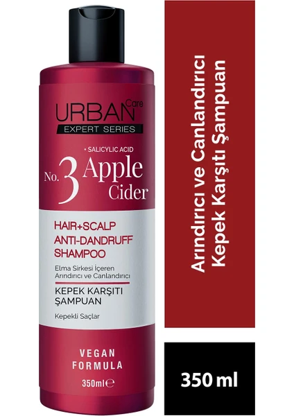 Urban Care Expert Series No:3 Apple Cider Şampuan 350 ml