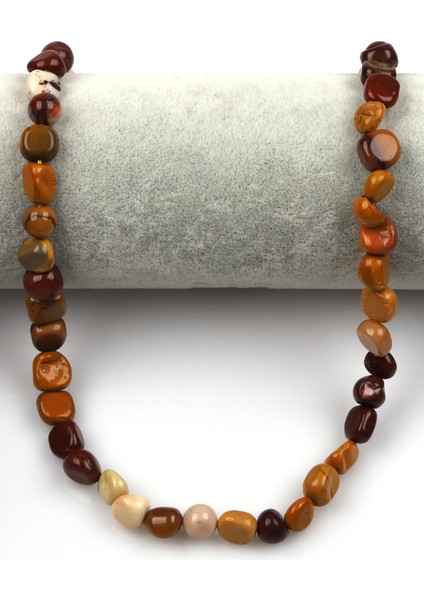 Mookaite Jasper Doğal Taş Dizi 8 x 9 mm Mercimek Kesim fiyatları