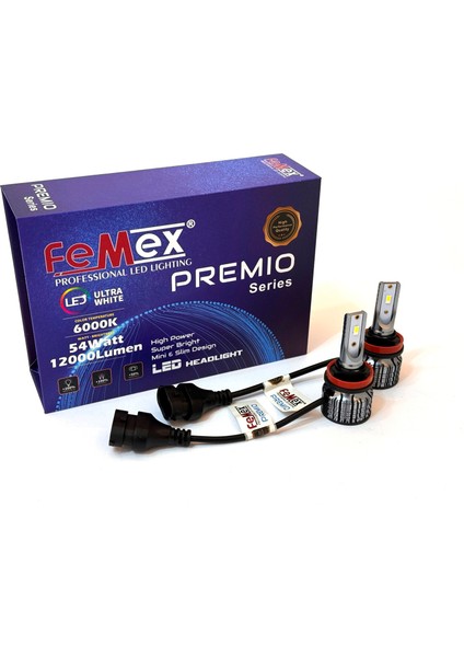 Renault Megane 4 Sis LED Xenon Far Ampulu Femex Premio H8/11