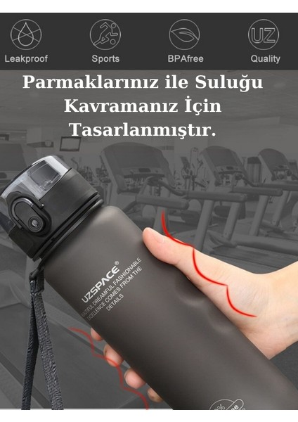 Griping (Tutuş Destekli) Soft Touch Tritan Su Matarası – 500 ml