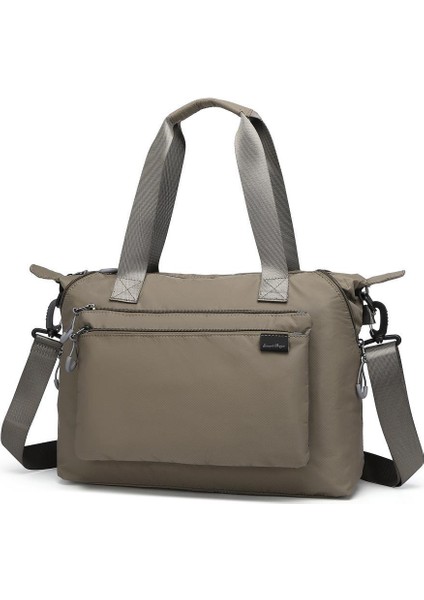 Ekstra Hafif Kumaş Günlük Kadın Omuz Çantası BC 3139 - Kahve modelleri