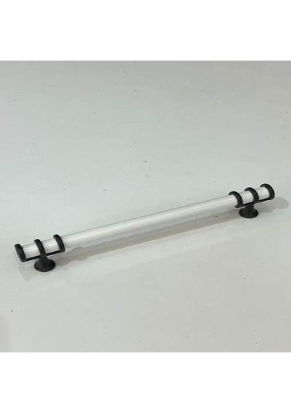 Sümbül Siyah Beyaz Mobilya Dolap Çekmece Kulplar 160MM 6 Adet