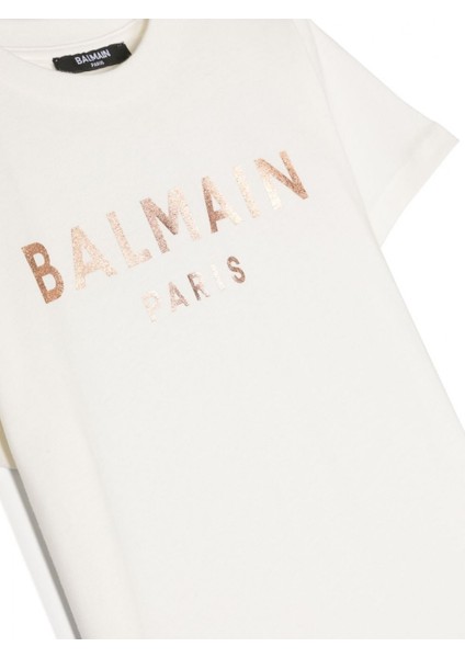 Paris Logosu Baskılı Çevre Dostu Pamuklu T-Shirt fiyatları