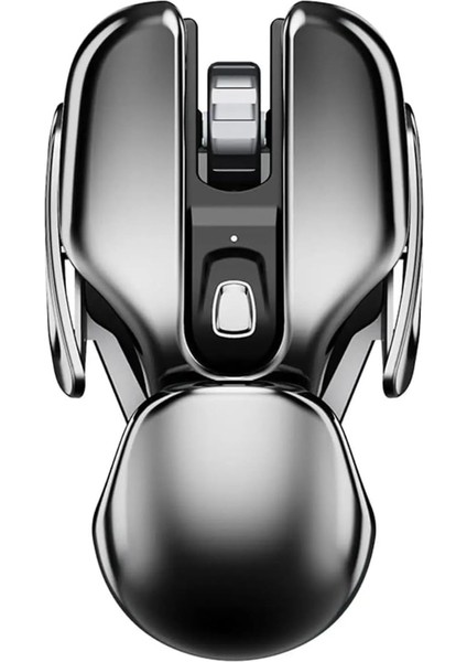 Duhalıne Kablosuz Şarjlı Mouse Modern Tasarım Ergonomik Metal Mouse, 2,4 Ghz Sessiz Tıklama
