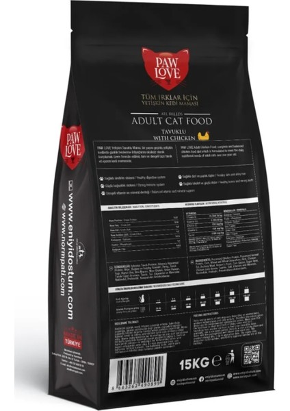 Somonlu Hamsili Yetişkin Kedi 15KG fiyatları