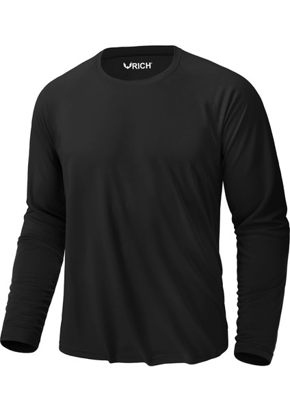 Erkek 3'Lü Paket Basic Uzun Kollu T-Shirt Sporcu Body T-Shirt