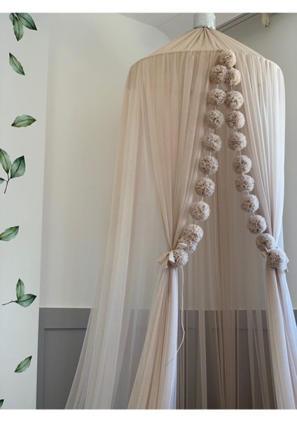 Tekno Trust 60X280 Cibinlik Tül Beige (Taş) Basic Cibinlik + Aparat Polyester Bej