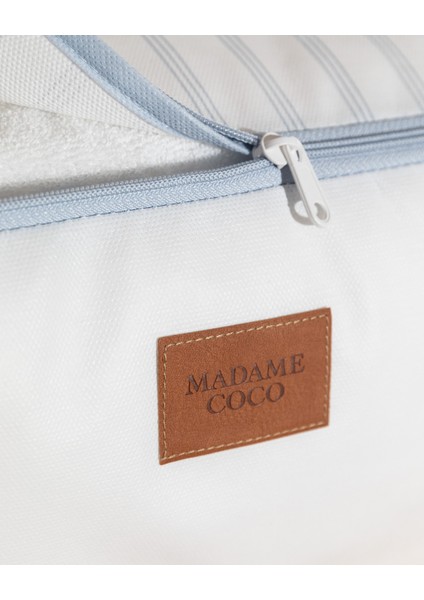 Nuage Baskılı Hurç - Beyaz / Açık Mavi modelleri