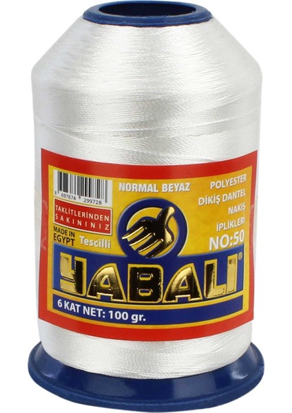 Polyester Dikiş Dantel Nakış Iplikleri 100 gr