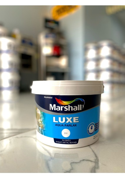Luxe Aqua Parlak Su Bazlı Boya 0,75 L Beyaz