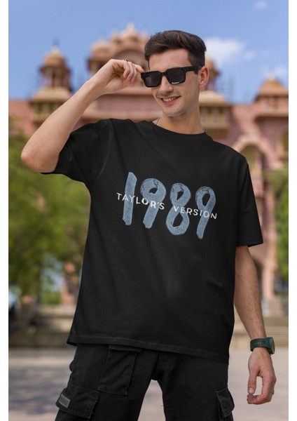 Unisex Oversize 1989 Taylor Version Yazılı Tshirt Taylor Swift Baskılı T-Shirt