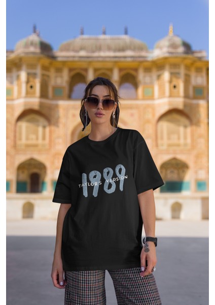 Unisex Oversize 1989 Taylor Version Yazılı Tshirt Taylor Swift Baskılı T-Shirt