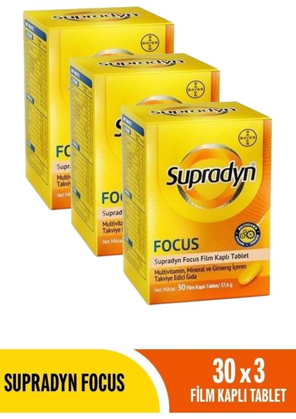 Focus 30 Tablet 3 Adet