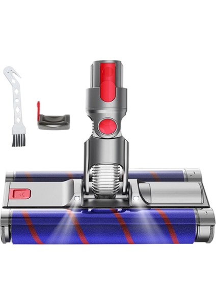 Daha Temiz Erişimler,yumuşak Çift Rulo Fırça Kabarık Zemin Kafası LED Farlar ile V7V8V10V11V15 Elektrikli Süpürgeler Parçaları Dönebilen (Yurt Dışından)