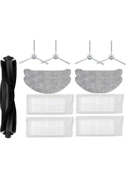 Daha Temiz Erişimler,xclea H30 PLUS/H40 Plus Robotlu Süpürge Için Yedek Aksesuarlar Ana Yan Fırça Hepa Filtre Paspas Bezi (Yurt Dışından)